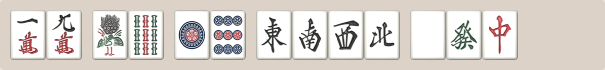 国士無双狙いの捨て牌傾向